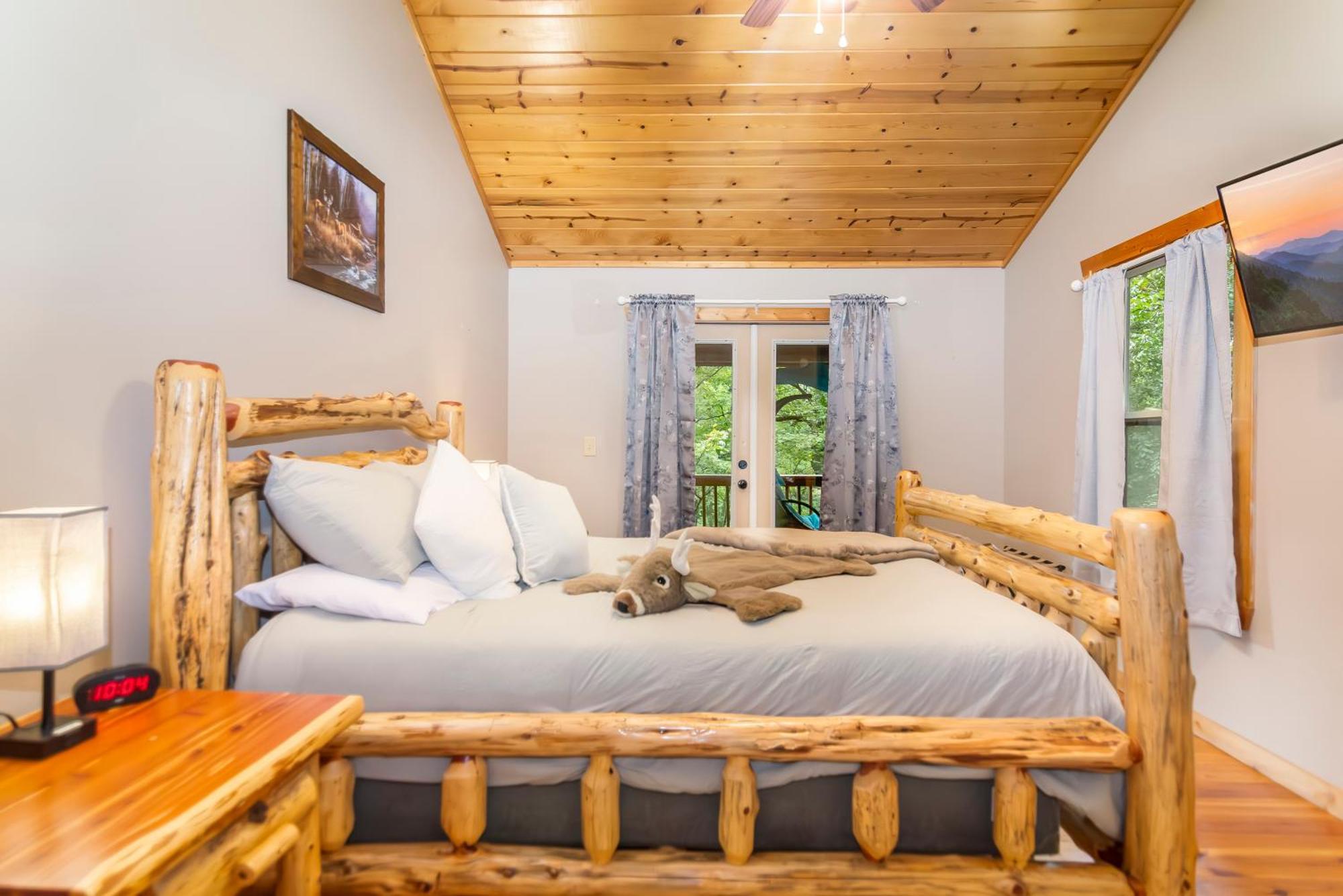 Amazing Creek View Cabin W/ Hot Tub, Firepit & Pool Table Ellijay Exterior foto